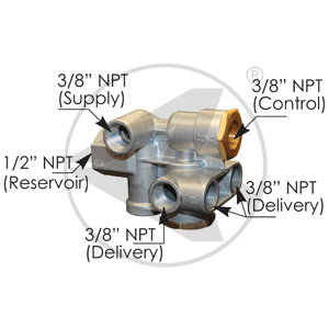 Automann Spring Brake Control Valve