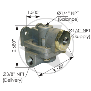 Automann QR1C Type Quick Release Valve