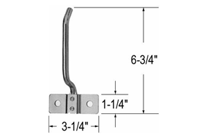 DOOR HOLD BACK POST