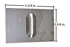 UNDRILLED CROSSMEMBER SLIP UND