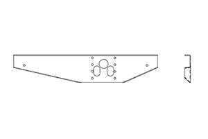 BRACKET L/G MOUNTING ROADSIDE